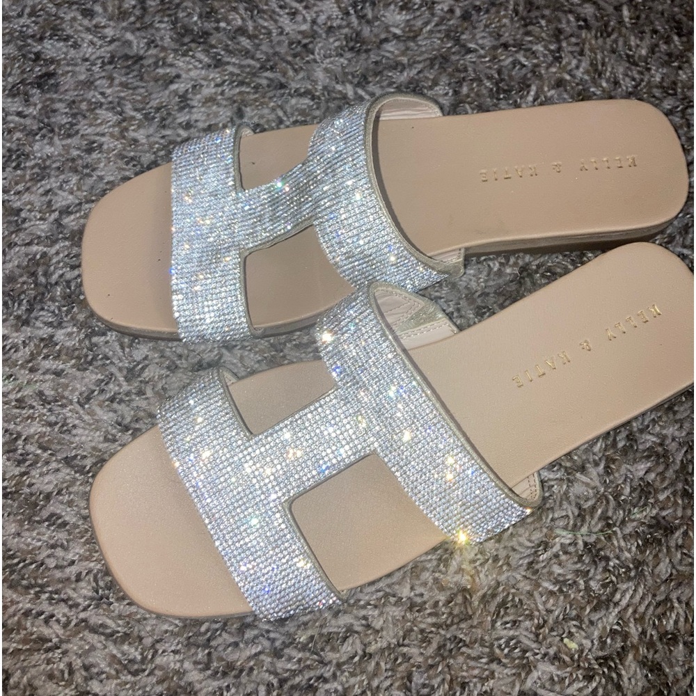Kelly and Katie beige sandals